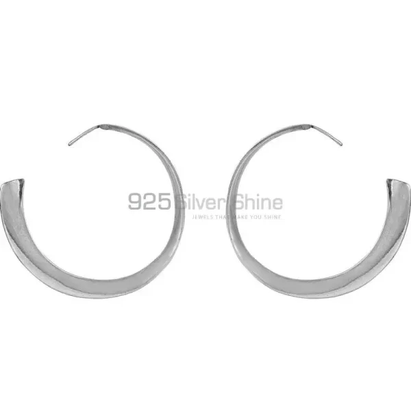 925 Sterling Silver Plain Silver earring Jewelry 925SE147