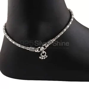 925 Sterling Silver Sank Chain Design Anklet