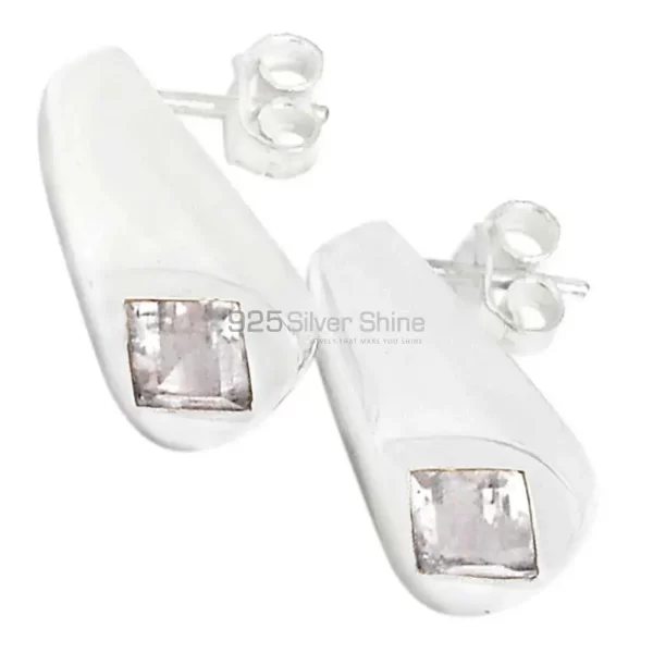 Affordable 925 Sterling Silver earrings Wholesaler In Crystal Gemstone Jewelry 925SE445