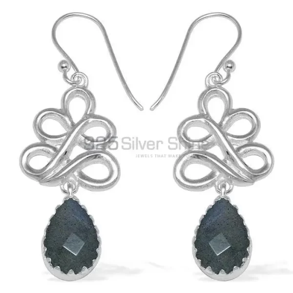 Affordable 925 Sterling Silver earrings Wholesaler In Labradorite Gemstone Jewelry 925SE840