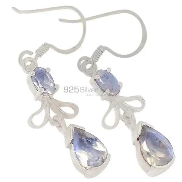Affordable 925 Sterling Silver earrings Exporters In Rainbow Moonstone Jewelry 925SE376