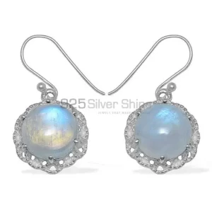 Affordable 925 Sterling Silver earrings Exporters In Rainbow Moonstone Jewelry 925SE850