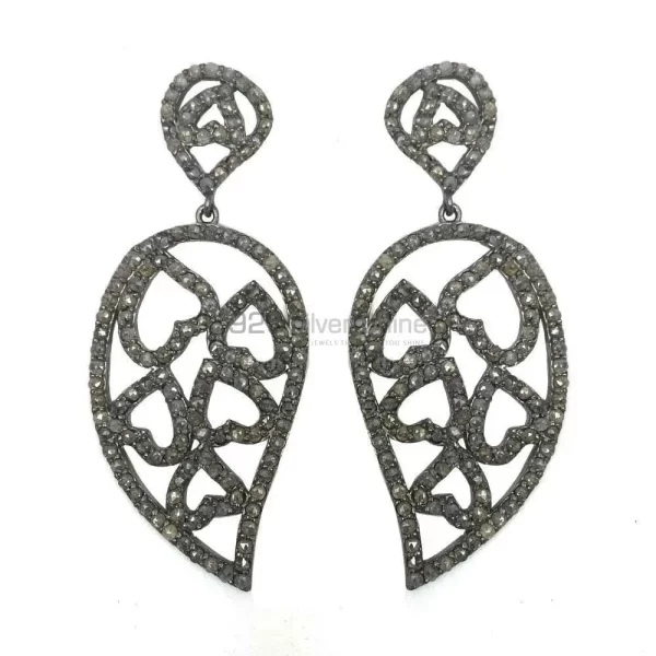 Affordable 925 Sterling Silver Handmade earrings Manufacturer In CZ Gemstone Jewelry 925SE1379