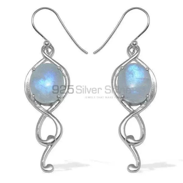 Affordable 925 Sterling Silver Handmade earrings Manufacturer In Rainbow Moonstone Jewelry 925SE835