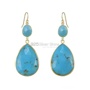 Affordable 925 Sterling Silver Handmade earrings Manufacturer In Turquoise Gemstone Jewelry 925SE1896
