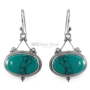 Affordable 925 Sterling Silver Handmade earrings Suppliers In Turquoise Gemstone Jewelry 925SE1310