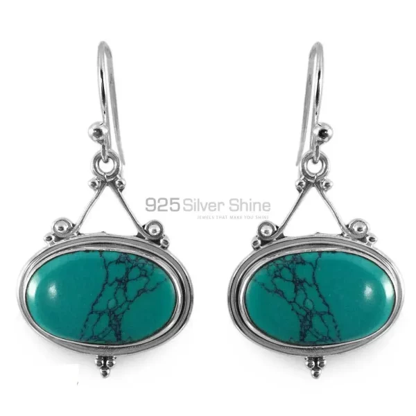 Affordable 925 Sterling Silver Handmade earrings Suppliers In Turquoise Gemstone Jewelry 925SE1310