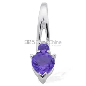 Amethyst Gemstone  Pendants In Solid Sterling Silver Jewelry 925SP1592