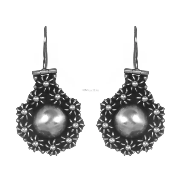 Antique Look Handmade Sterling Silver earring Jewelry 925SE201