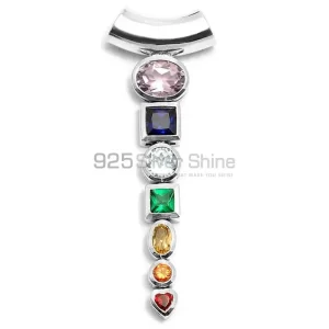 Awesome Look Chakra Meditation Pendant With Sterling Silver Jewelry SSCP186