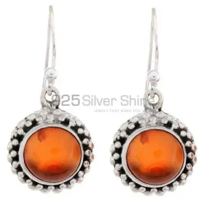 Beautiful 925 Sterling Silver earrings In Carnelian Gemstone Jewelry 925SE1217