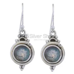 Beautiful 925 Sterling Silver earrings Wholesaler In Labradorite Gemstone Jewelry 925SE1227