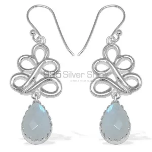 Beautiful 925 Sterling Silver earrings Wholesaler In Rainbow Moonstone Jewelry 925SE841
