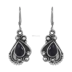 Best Buy Sterling Silver earring In Black Onyx Gemstone Jewelry 925SE160