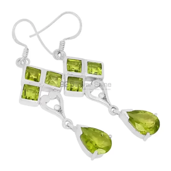 925 Sterling Silver earrings Wholesaler In Peridot Gemstone Jewelry 925SE600