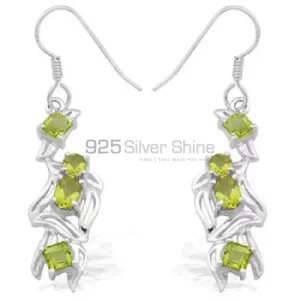 925 Sterling Silver earrings Wholesaler In Peridot Gemstone Jewelry 925SE916