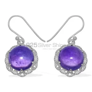 925 Sterling Silver Handmade earrings Exporters In Amethyst Gemstone Jewelry 925SE847
