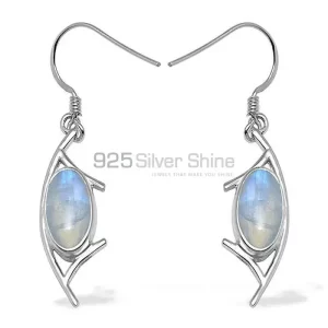 925 Sterling Silver Handmade earrings Exporters In Rainbow Moonstone Jewelry 925SE1005