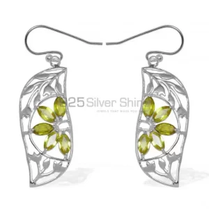925 Sterling Silver Handmade earrings Manufacturer In Lemon Quartz Gemstone Jewelry 925SE911
