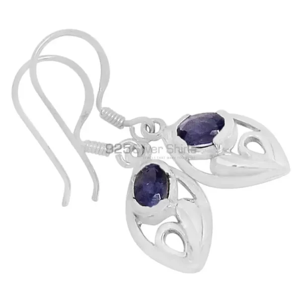 925 Sterling Silver Handmade earrings Suppliers In Iolite Gemstone Jewelry 925SE605