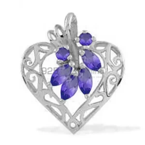 Amethyst Gemstone Handmade Pendants In Solid Sterling Silver Jewelry 925SP1647
