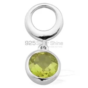 Peridot Gemstone Pendants Wholesaler In Fine Sterling Silver Jewelry 925SP1603