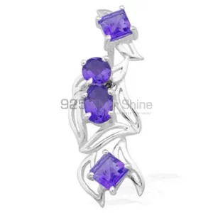Solid Sterling Silver Handmade Pendants In Iolite Gemstone Jewelry 925SP1572