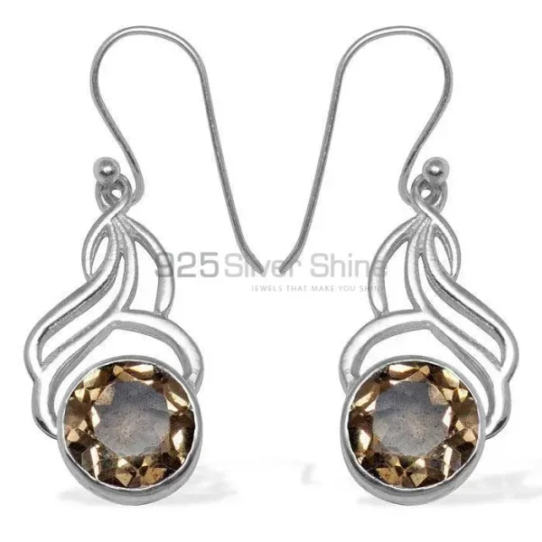 925 Sterling Silver earrings In Citrine Gemstone Jewelry 925SE818
