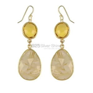 925 Sterling Silver earrings In Multi Gemstone Jewelry 925SE1879