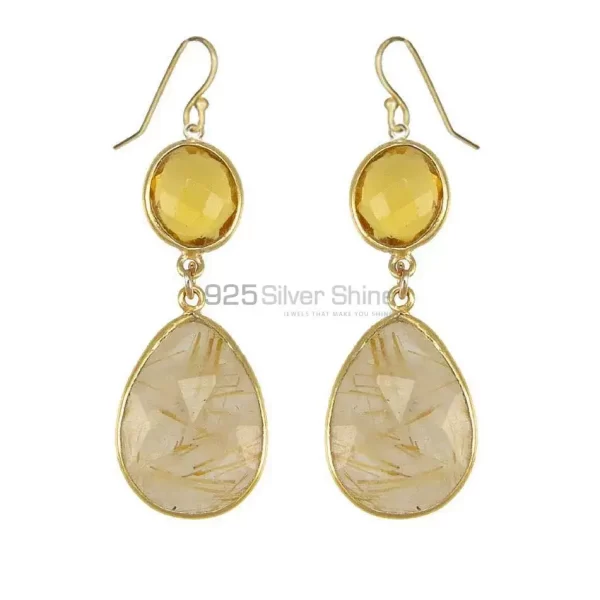 925 Sterling Silver earrings In Multi Gemstone Jewelry 925SE1879