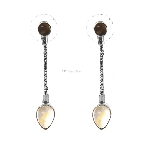 925 Sterling Silver earrings In Multi Gemstone Jewelry 925SE265