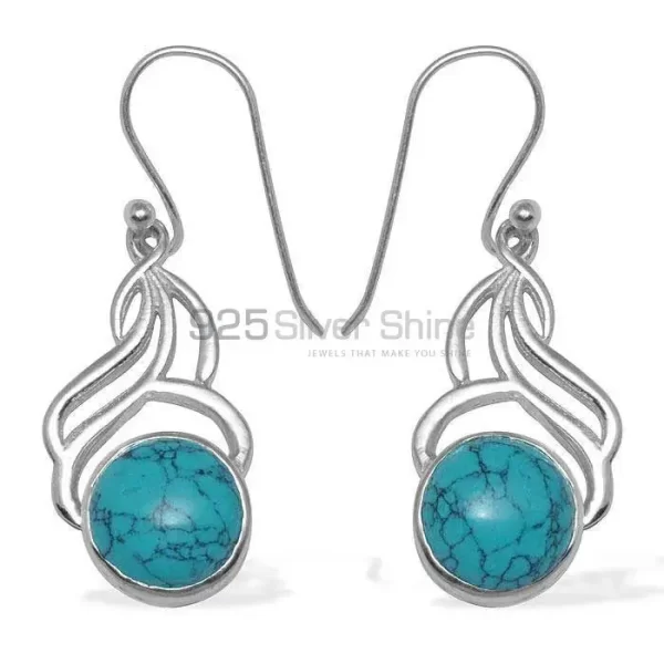 925 Sterling Silver Handmade earrings In Turquoise Gemstone Jewelry 925SE821