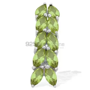 Fine Sterling Silver Pendants Wholesaler In Peridot Gemstone Jewelry 925SP1538