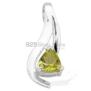 Fine Sterling Silver Pendants Wholesaler In Peridot Gemstone Jewelry 925SP1588