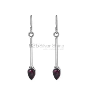 Garnet Gemstone earring In 925 Fine Silver earring Jewelry 925SE39