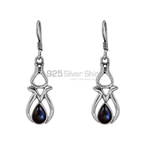 Blue Fire Labradorite Gemstone earring In 925 Sterling Silver Jewelry 925SE73