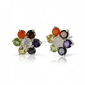 Chakra Studs earring With Sterling Silver Jewelry SSCE110