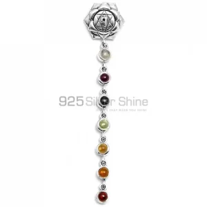 Chakra Yoga Pendant With Semi Precious Gemstone SSCP188