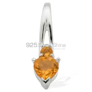 Citrine Gemstone Pendants Suppliers In 925 Fine Silver Jewelry 925SP1595