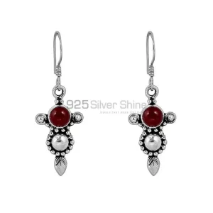 Coral Semi Precious Gemstone In 925 Sterling Silver Jewelry 925SE75