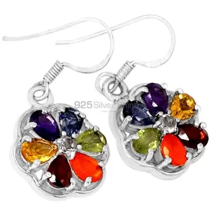 Flower Power Chakra Jewelry With Sterling Silver earrings 925CE16