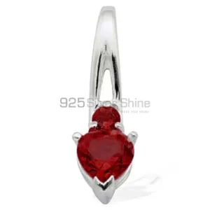 Garnet Gemstone Pendants Exporters In 925 Solid Silver Jewelry 925SP1594
