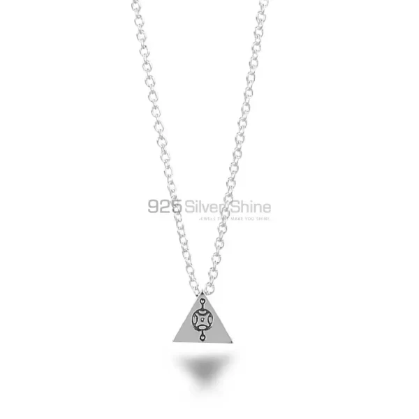Grounded Earthling Sigel Pendant In Sterling Silver 925MN122