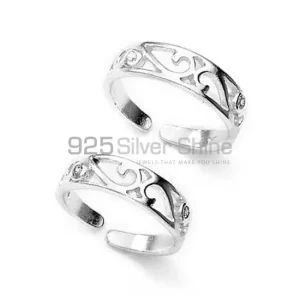 Handmade 925 Sterling Silver Butterfly Design Toe Ring