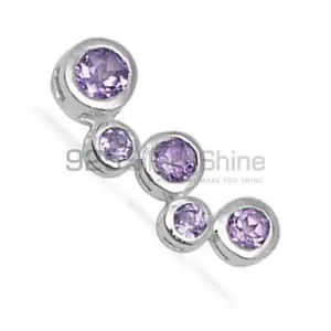 High Quality Solid Sterling Silver Handmade Pendants In Amethyst Gemstone Jewelry 925SP1387