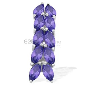 Solid Sterling Silver Handmade Pendants In Iolite Gemstone Jewelry 925SP1537