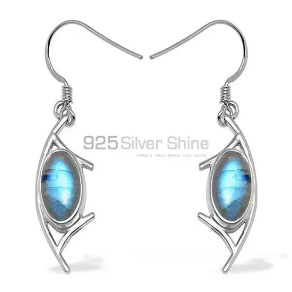 Inexpensive 925 Sterling Silver Handmade earrings Exporters In Labradorite Gemstone Jewelry 925SE1007