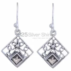 Inexpensive 925 Sterling Silver Handmade earrings Suppliers In Amethyst Gemstone Jewelry 925SE1230