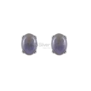 Labradorite Cabochon Gemstone earring In 925 Sterling Silver Jewelry 925SE17