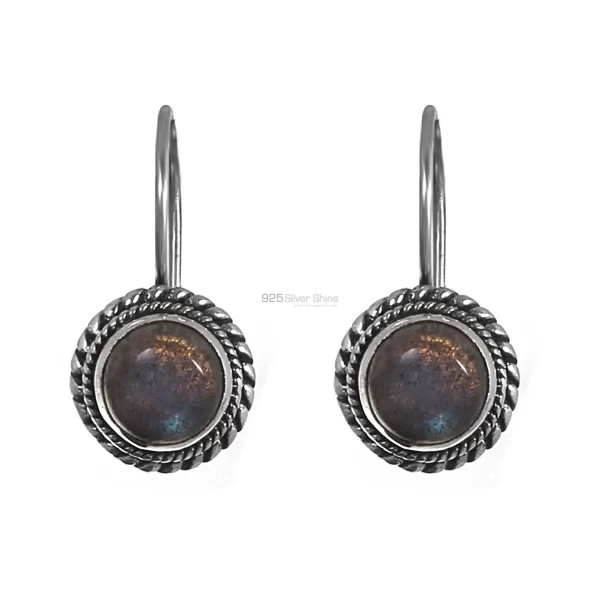 Labradorite Gemstone earrings In 925 Sterling Silver Jewelry 925SE214